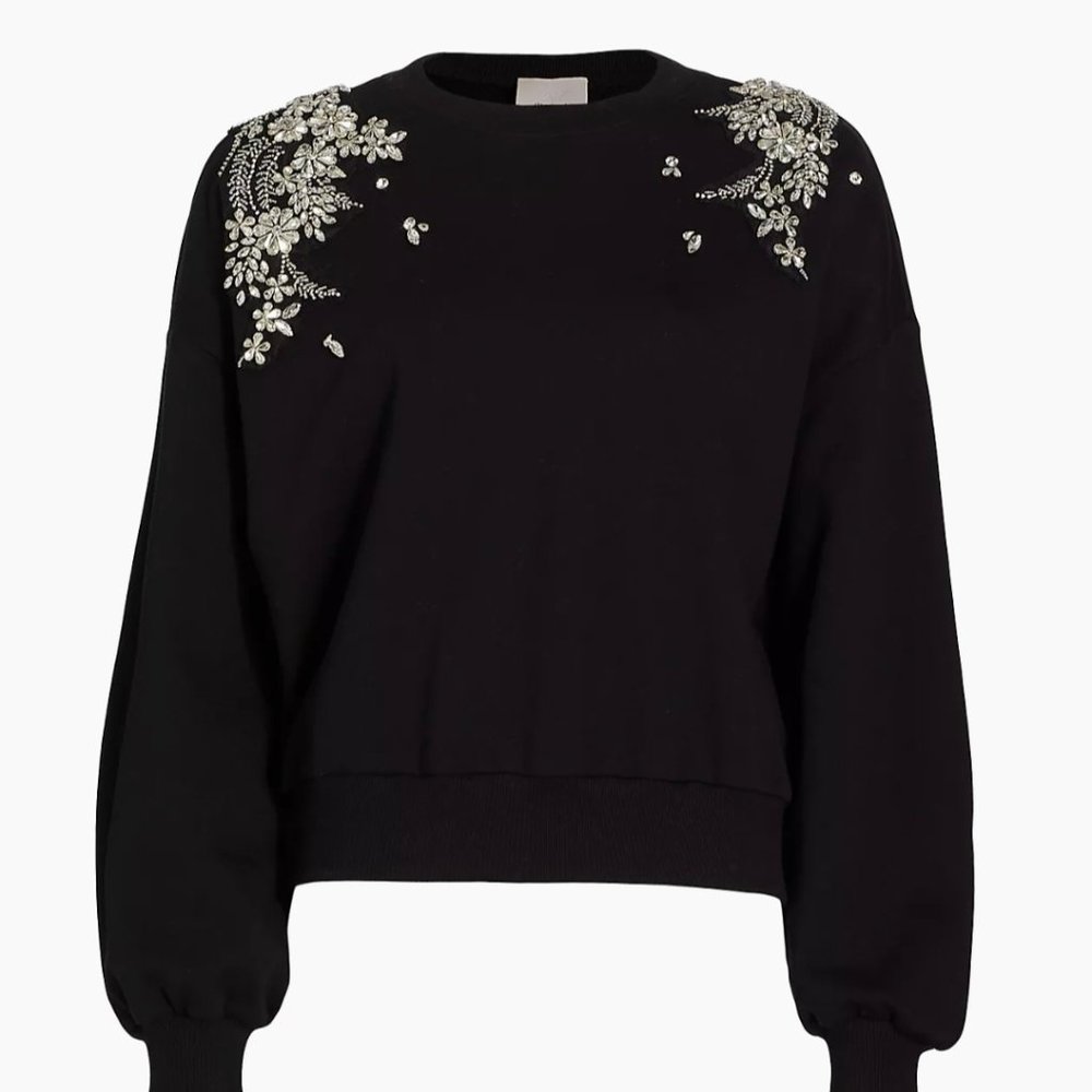 Cinq à Sept Ivy Embellished Sweatshirt